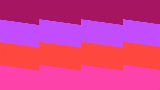 Animated background. Geometric figures in motion. Loop animation. That allows you to use it any time you need. Contrast colors.