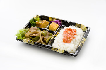 牛肉ピーマン炒め弁当