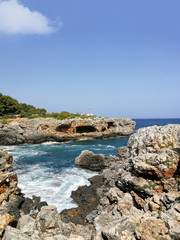 Mallorca, Portocolom, Leuchtturm 