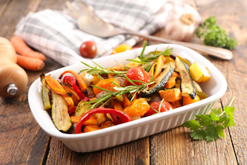 roasted summer vegetables
