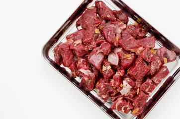 牛肩ロース サイコロ味付け肉