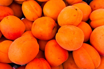 Peaches. Macro photography.