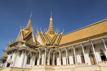 CAMBODIA PHNOM PENH ROYAL PALACE THRONE HALL