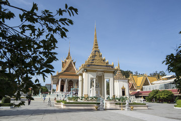 CAMBODIA PHNOM PENH ROYAL PALACE SILVER PAGODA