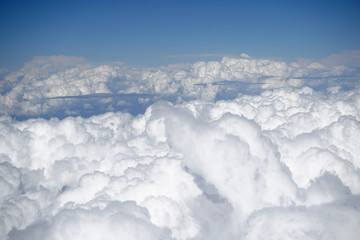 Naklejka premium Above the clouds