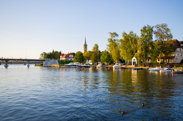 Mikolajki - capital of Masurian region, Poland