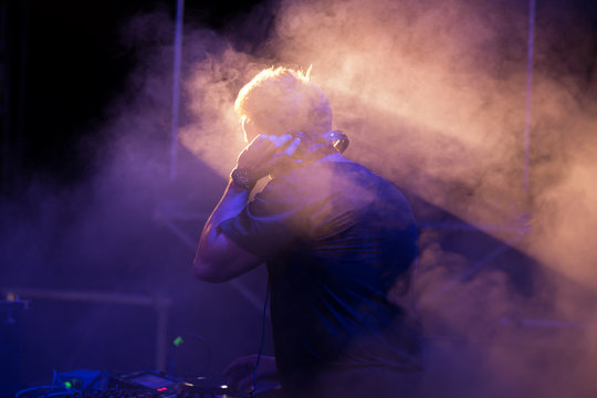 DJ on stage