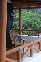 Wooden Tropical Balcony