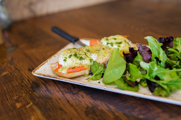Smoked Salmon Eggs Benedict