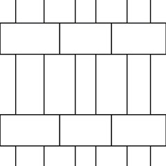 seamless pattern with black lines vector - white background