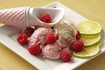 Dream of summer hom made ice cream