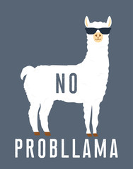 No prob llama motivational quote