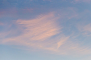 pink and fluffy clouds, beautiful