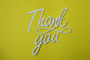 Thank you card.