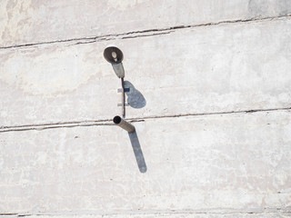 The lantern on the wall