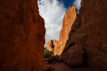 Obraz premium Canyon View of Red Rocks