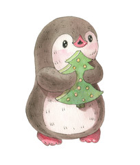  funny cartoon penguin