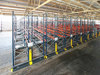 Mobile Aisle Shelving