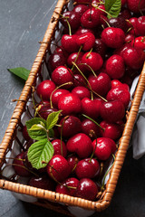 Fresh summer cherry