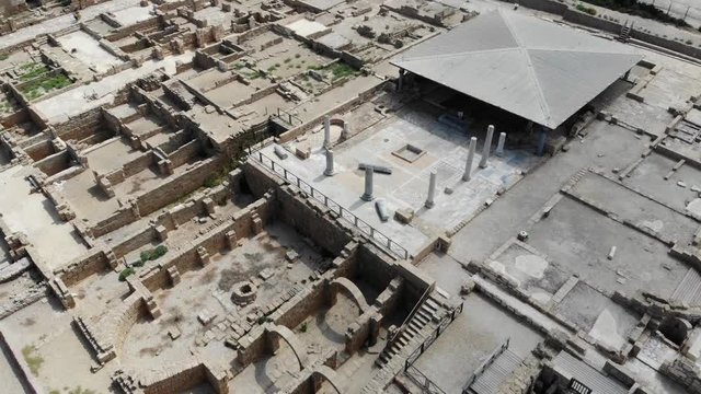 Caesarea Ruins Flyover