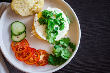 Egg Sandwich on English Muffin