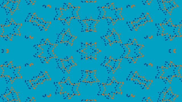 Background with animated patterns. Animation is looped, which allows you to use its necessary time.