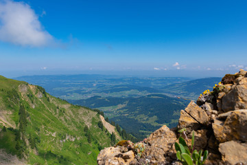 Aussicht in den Bergen