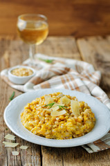 Roasted pumpkin and Pearl Barley Risotto