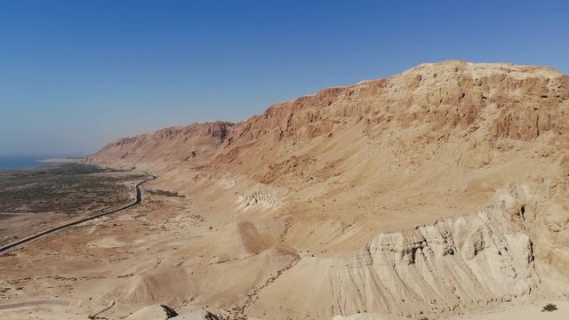 Qumran Caves in Israel where they discovered the Dead Sea Scrolls
