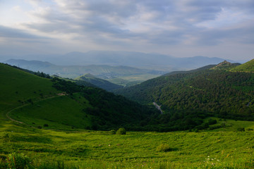 Naklejka na ściany i meble Rural landscape, Armenia