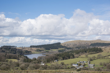 Fototapeta na wymiar Panorama of Dartmoor
