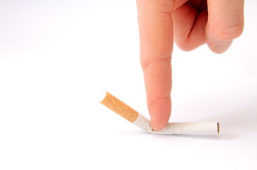 cigarettes on table