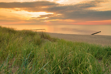Sonnenuntergang an der Ostsee