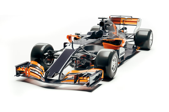 3d F1 Race Car Render