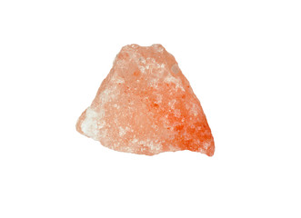 Mineral halite on white background