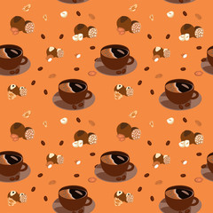 Coffee pattern Seamless