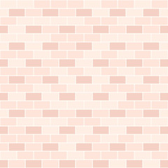 Fototapeta premium Rose brick pattern. Seamless vector