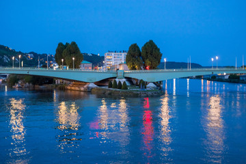 Joan of Arc Bridge at Dusk, Rouen, France
