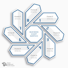 Vector Graphics #Business Chart, Design Template