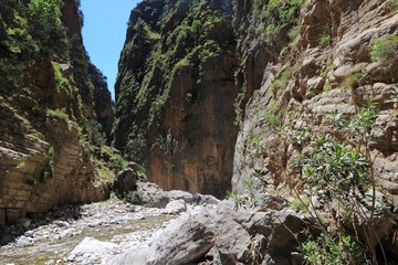 Fototapeta na wymiar Samaria Gorge, Crete