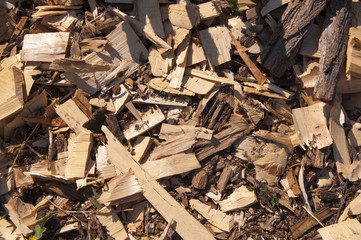 Talaş, yonga, odun parçaları