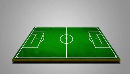 Ball auf dem Fussballplatz