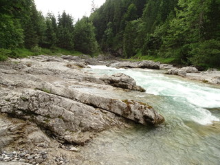 Wildfluss Rißbach - Klamm (Oberbayern)

