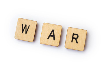 The word WAR