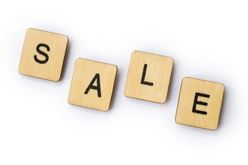 The word SALE