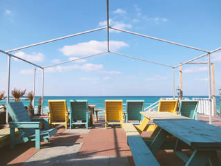 View point at Woljeong-ri, beach in Jeju Island, South Korea