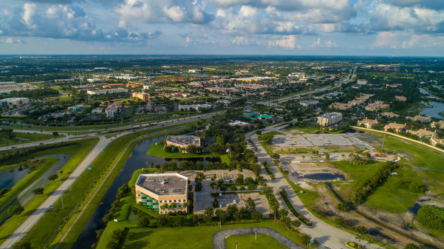 Aerial image Port St Lucie Florida USA