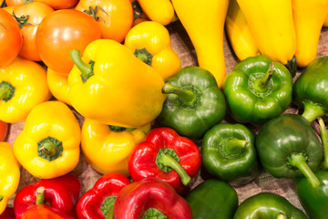 Mix Fresh vegetables. bell pepper sweet pepper capsicu