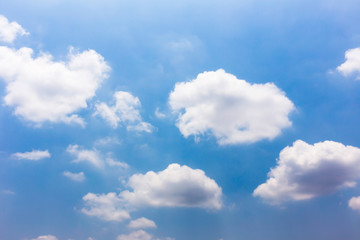 Blue sky with clouds background