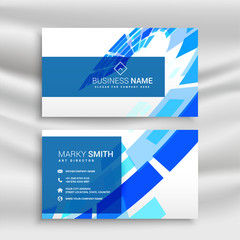 professional blue business card design